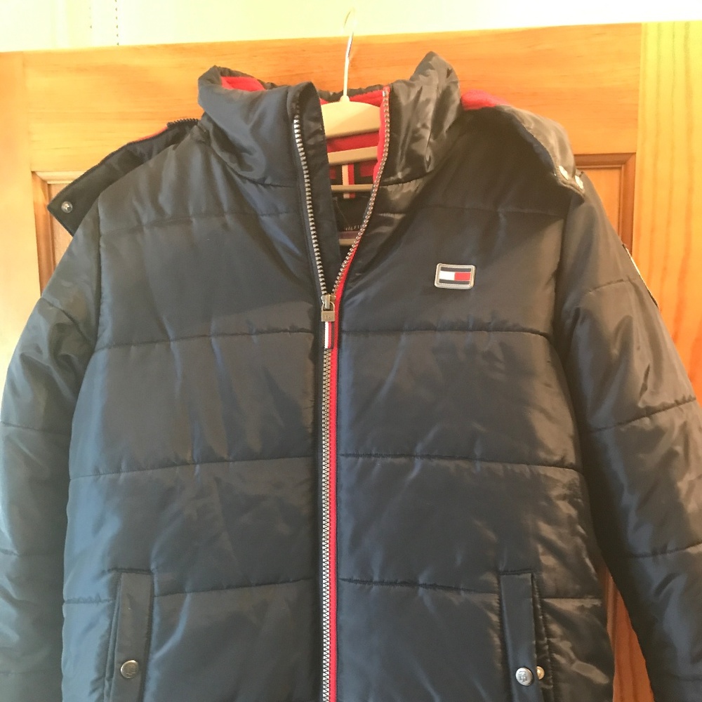 Tommy Hilfiger Boys Navy Bomber/Puffer Jacket